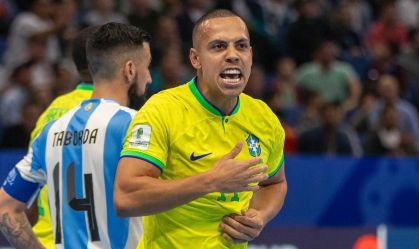 É hexa! Brasil vence Argentina e conquista o Mundial de Futsal