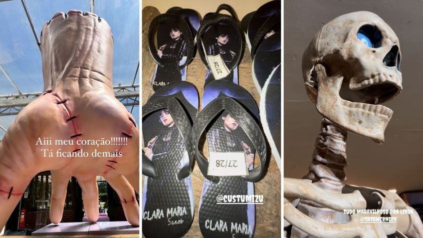 Decorada mostra detalhes da festa de Clara Maria, filha de Tatá Werneck e Rafa Vitti • Instagram/Andrea Guimarães