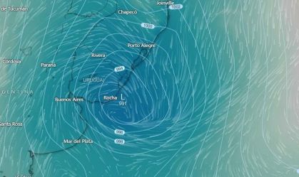Ciclone se forma nos próximos dias e deve provocar chuva forte no Sul do Brasil
