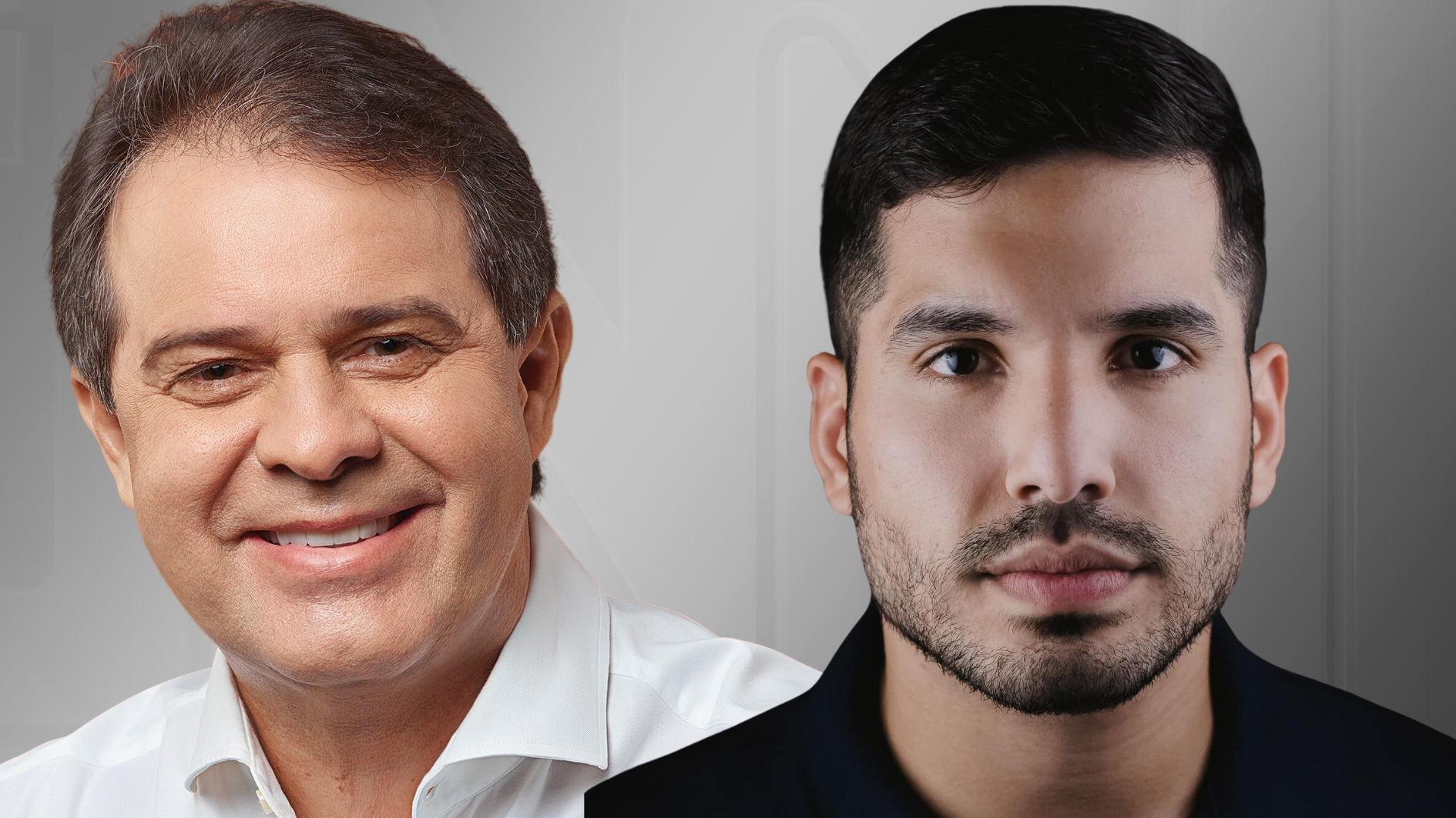 Evandro Leitão (PT) e André Fernandes (PL)