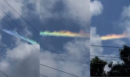 arco iris de fogo