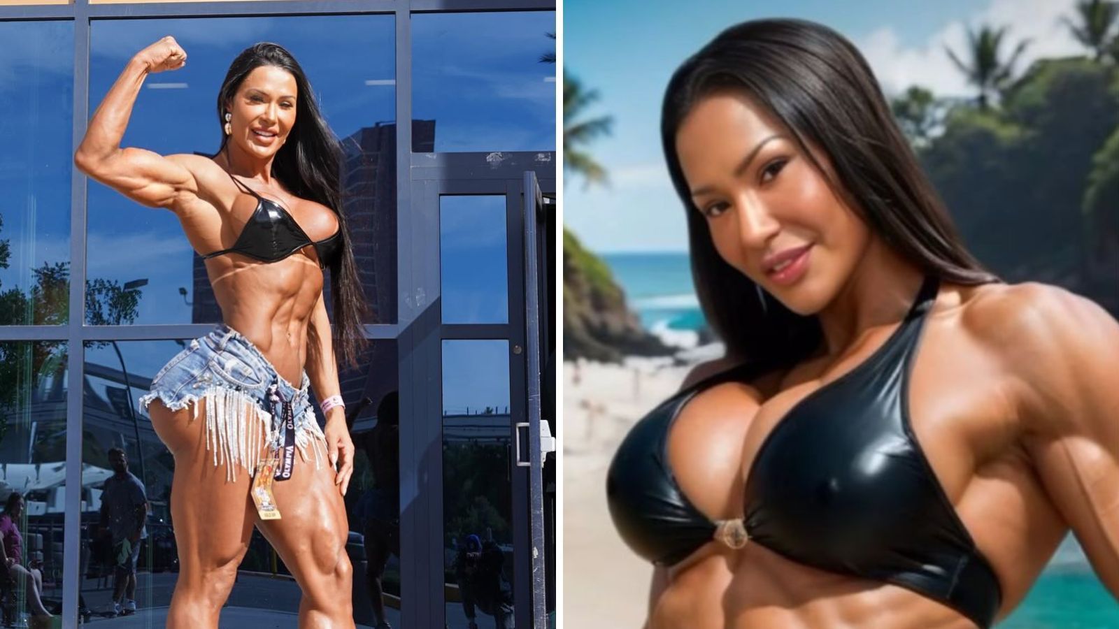 Gracyanne brinca com foto de shape feito em IA