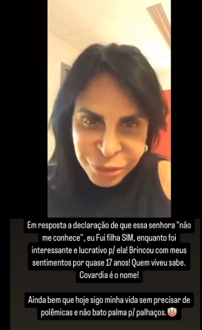 Jenny Miranda rebate comentários de Gretchen • Instagram/Jenny Brito Miranda