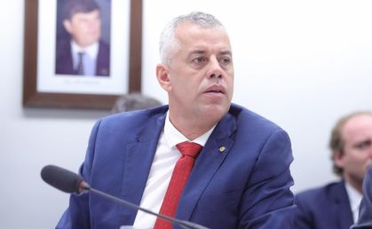 Deputado Evair Vieira de Melo (PP-ES) em reunião da Comissão de Agricultura, Pecuária, Abastecimento e Desenvolvimento Rural