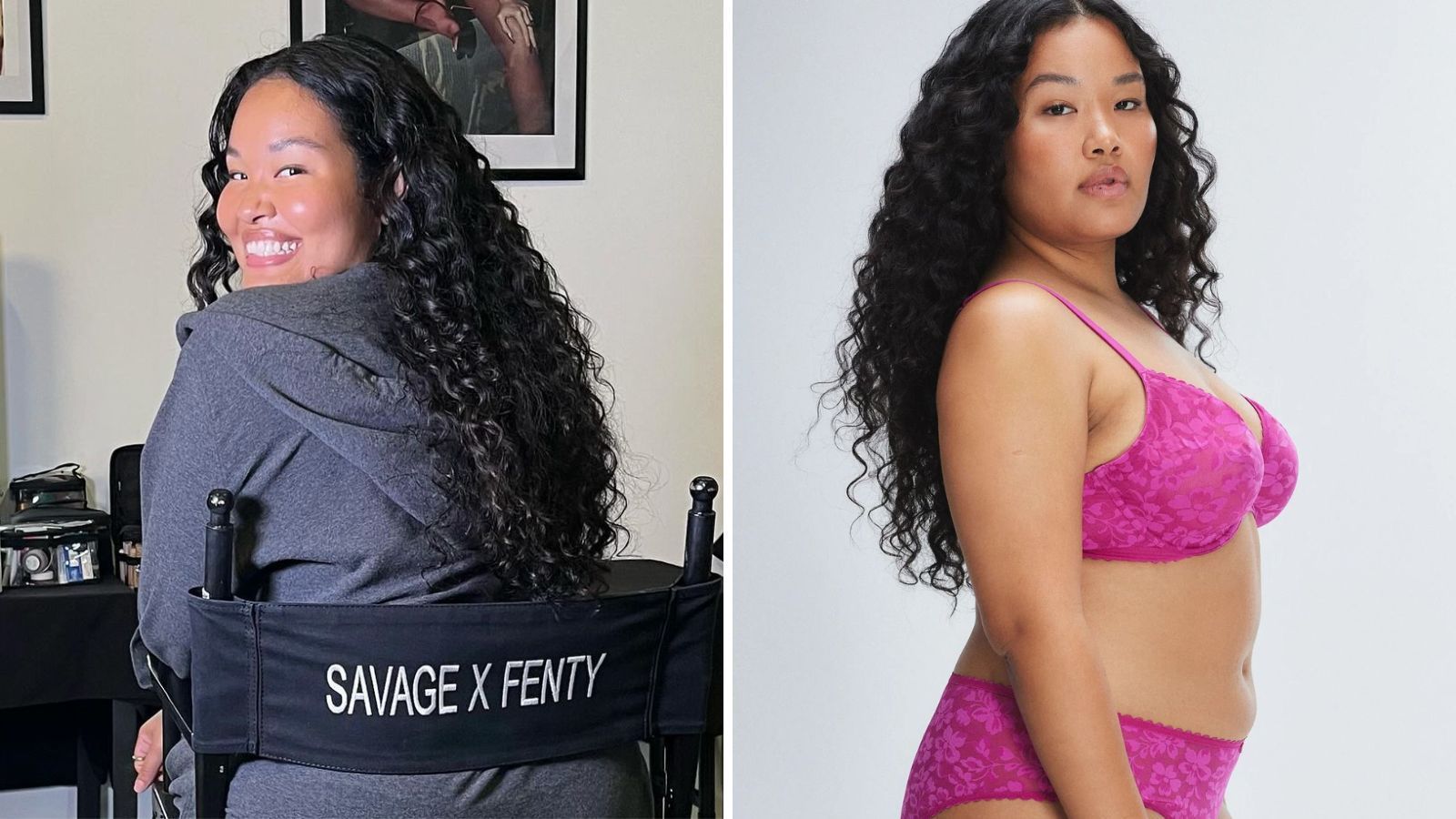 Modelo brasileira Isadora Satie posou para grife de Rihanna