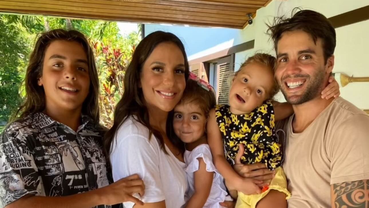 Ivete Sangalo é mãe de tês filhos, frutos do casamento com Daniel Cady