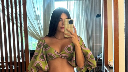 Em Miami, nos Estados Unidos, ela e o cantor viajaram para fazer o enxoval da primeira filha do casal