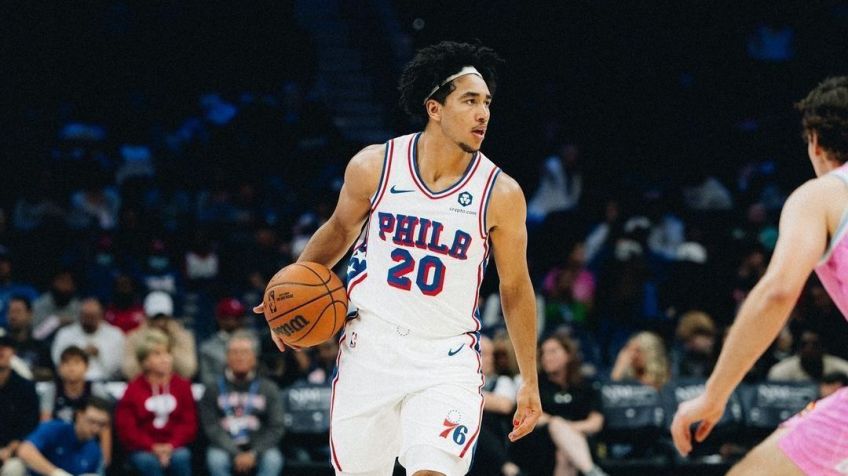 Jared McCain, do Philadelphia 76ers • Jared McCain, do Philadelphia 76ers / Reprodução Instagram