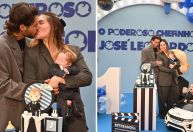 Virginia e Zé Felipe celebram 1 mês de José Leonardo: "Chefinho da casa"