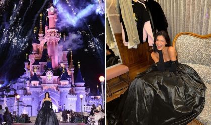 Kylie Jenner desfila em Paris com vestido inspirado em princesa da Disney