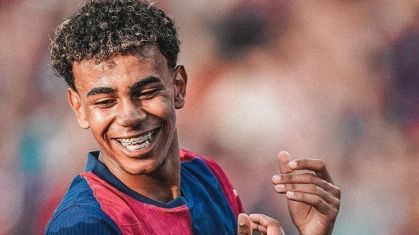 Yamal é o jogador mais jovem a ser titular pelo Barcelona