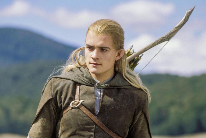 Orlando Bloom como Legolas em "O Senhor dos Anéis" • Reprodução/Warner Bros.