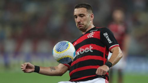 Léo Ortiz durante jogo do Flamengo