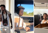 Namorada de Liam Payne registrou chegada do cantor na Argentina; veja