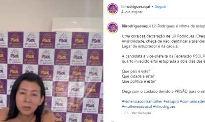 Candidata a vice-prefeita de Porto Velho denuncia ter sido vítima de estupro