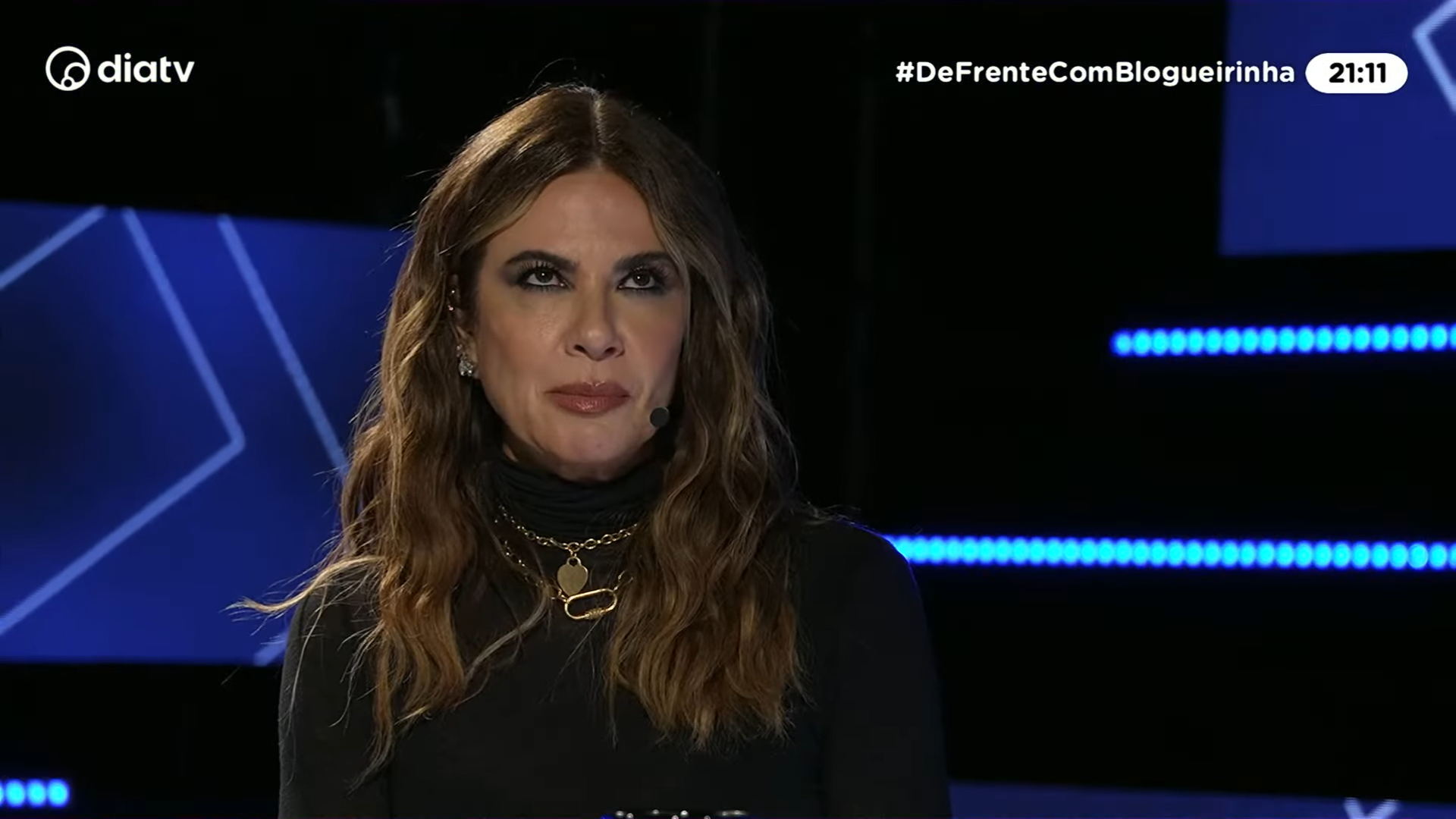 Luciana Gimenez foi a entrevista de segunda-feira (21) no De Frente Com Blogueirinha