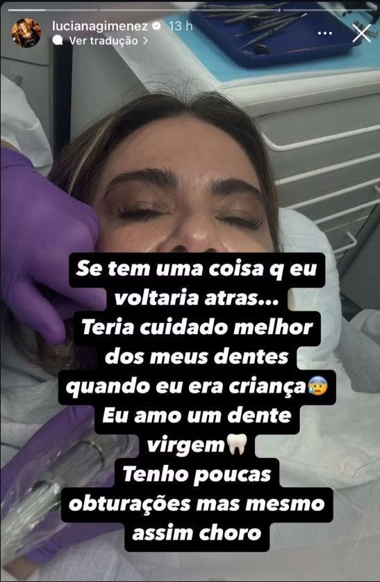 Luciana Gimenez fala sobre cuidado com a saúde bucal • Instagram/Luciana Gimenez