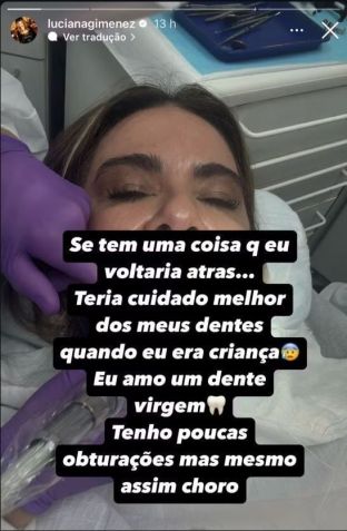 Luciana Gimenez fala sobre cuidado com a saúde bucal • Instagram/Luciana Gimenez