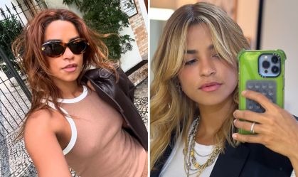 Após "Renascer", Lucy Alves muda de visual e surge com madeixas loiras