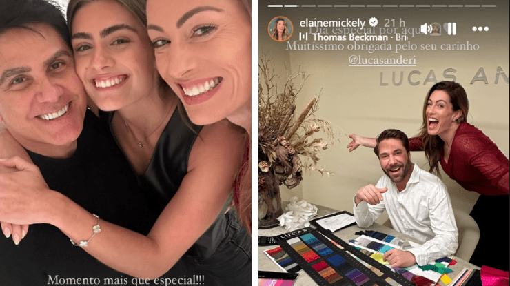 Elaine Mickely posta sobre escolha do vestido de noiva de Luma Cesar • Instagram/ Elaine Mickely