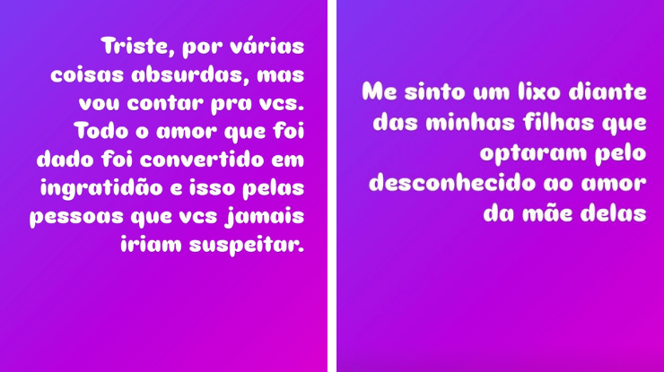 Mãe de Mel Maia desabafa sobre filhas • Instagram/ Debora Maia