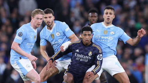 Manchester City e Real Madrid em duelo pela Champions League na temporada 2023/2024