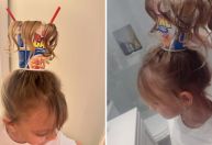 Eliana entra em trend e mostra cabelo maluco da filha para ir à escola