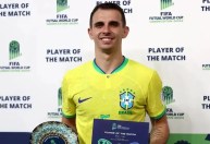 Brasil termina Mundial de Futsal com artilheiro e melhor do torneio