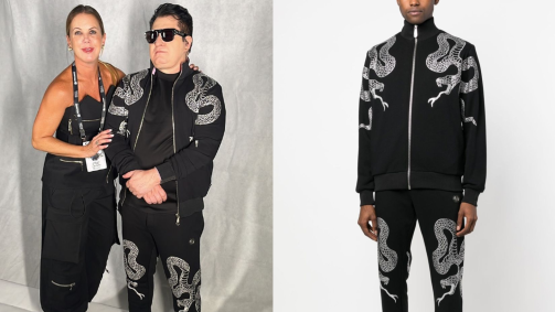 Durante a apresentação, o primeira voz fez uma brincadeira sobre os looks do colega de palco, o chamando de “Elton John do sertanejo”, dada as excentricidades das escolhas
