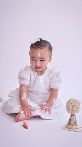 Mavie, filha de Neymar e Bruna Biancardi, completa 1 ano neste domingo (6) • Instagram/Bruna Biancardi