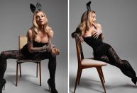 Maya Massafera posa como coelhinha em novas fotos; veja