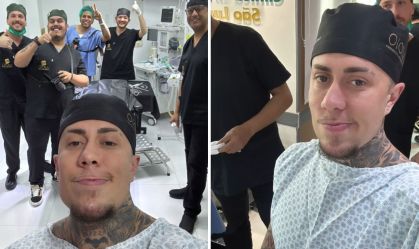 MC Daniel toma anestesia para fazer nova tatuagem