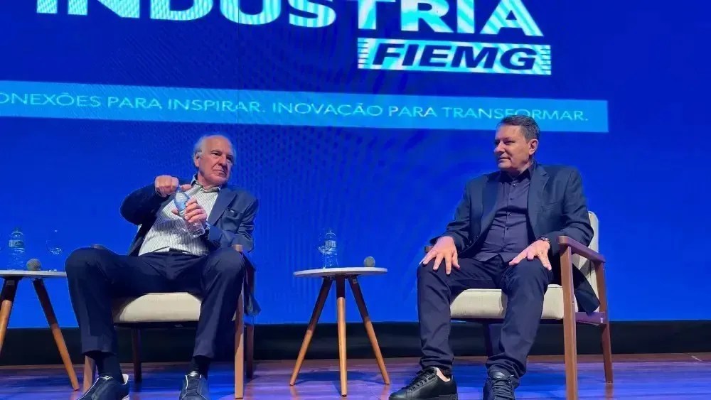 Rubens Menin e Pedro Lourenço juntos em evento