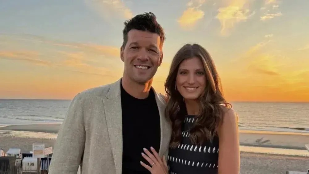 Michael Ballack com a namorada Sophia