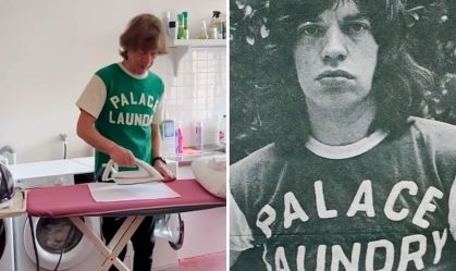 Em novo vídeo, Mick Jagger passa roupa e brinca: "Dia agitado na lavanderia"