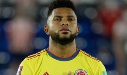 Miguel Borja pela seleção da Colômbia