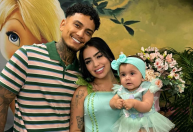 MC Mirella se fantasia para comemorar 10 meses de filha; veja tema da festa