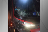 Ônibus atropela romeiros e deixa um morto e dois feridos em SP