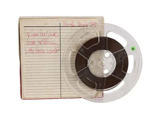 Gravações master de músicas inéditas de Jimi Hendrix vão a leilão • Propstore