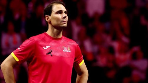 Rafael Nadal ao se despedir do tênis diante da torcida espanhola