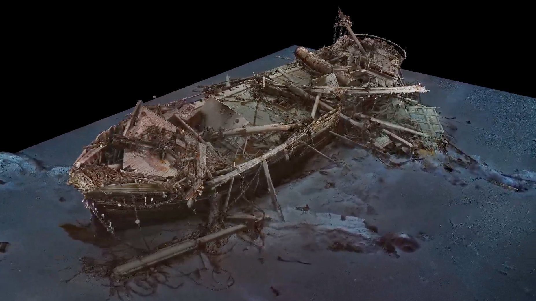 Digitalização em 3D do HMS Endurance
