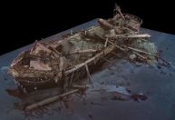 Modelo em 3D mostra detalhes de navio afundado há mais de um século; veja