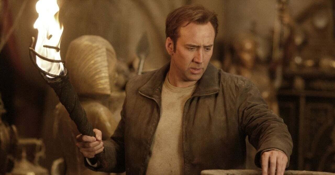 Nicolas Cage em "A Lenda do Tesouro Perdido" • Divulgação