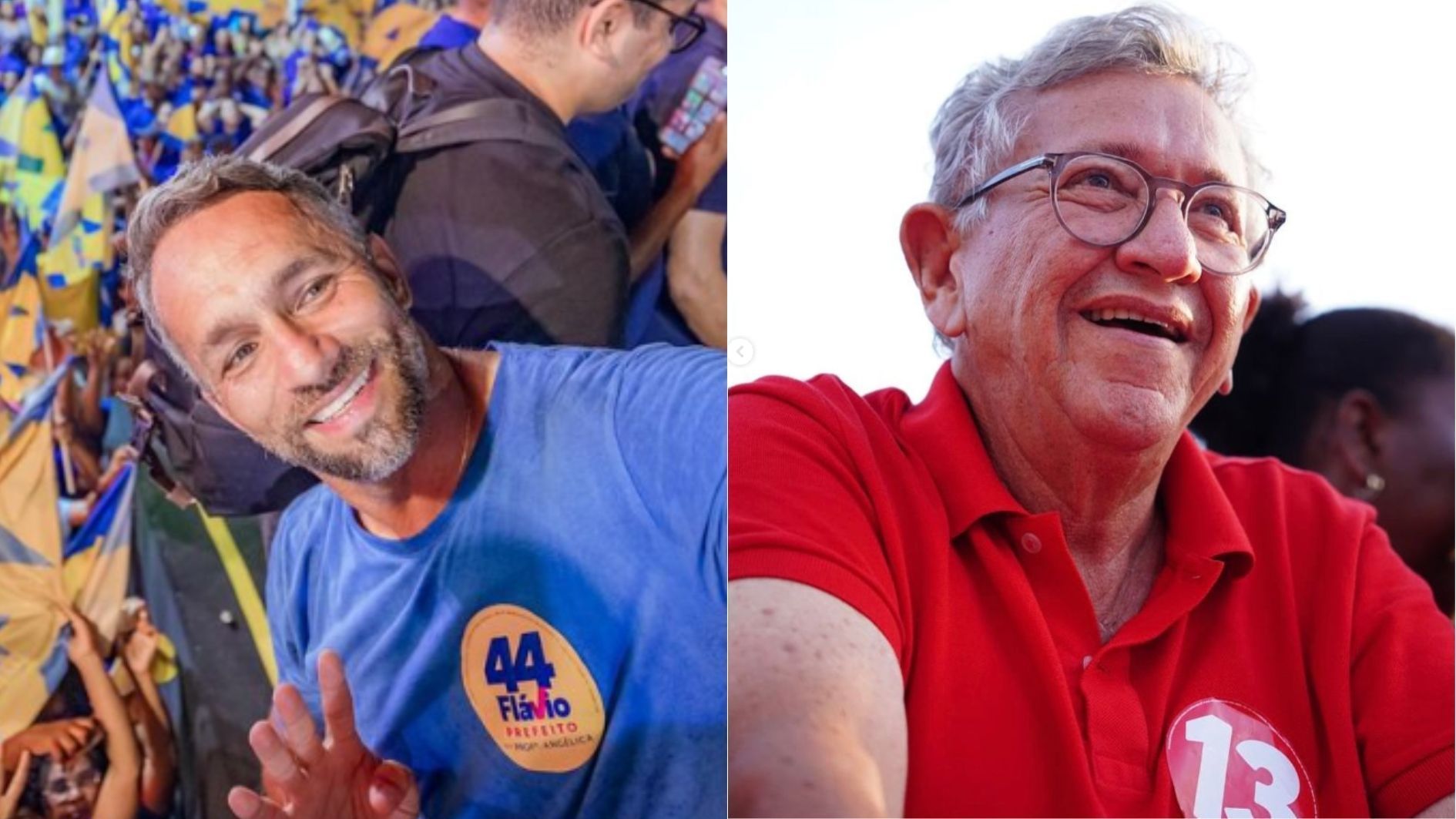 Flávio (União) e Caetano (PT)