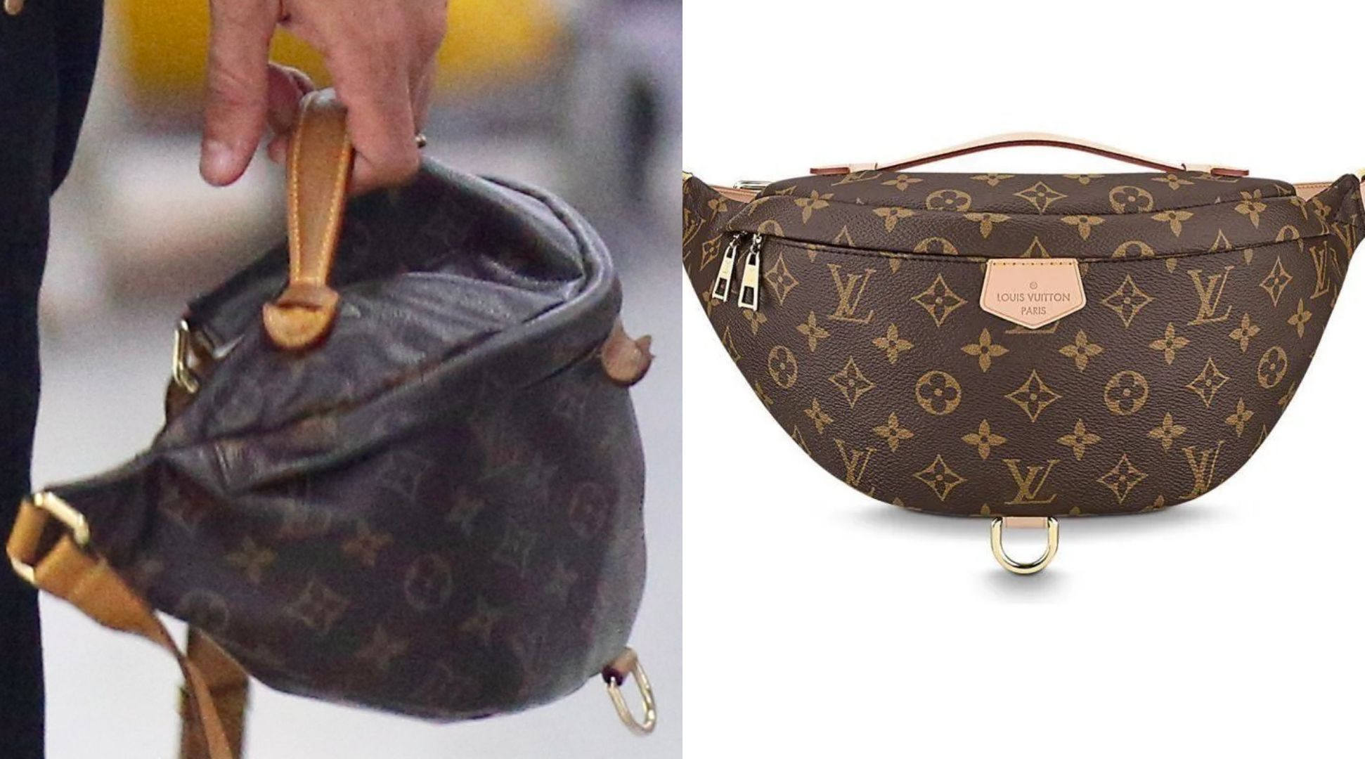 Pochete da Louis Vuitton custa R$ 1,5 mil • Anna Giullia/Agnews e Divulgação