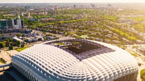 Estádio de Poznań, na Polônia