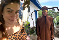 Priscila Fantin escolhe fantasia inusitada para Halloween; veja foto