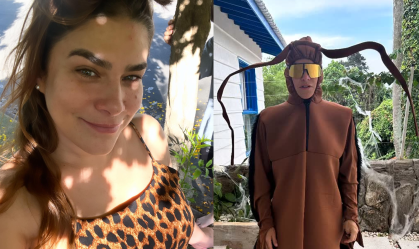 Priscila Fantin escolhe fantasia inusitada para Halloween; veja foto