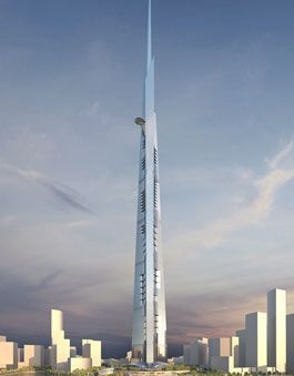 Projeção da Jeddah Tower, na Arábia Saudita, que alcançará 1 km de altura • Jeddah Economic Company