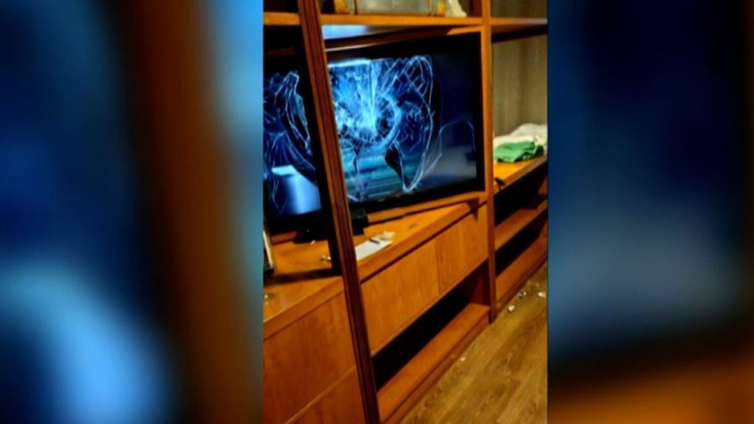 TV no quarto de Liam Payne em hotel na Argentina • Policia de la Ciudad de Buenos Aires